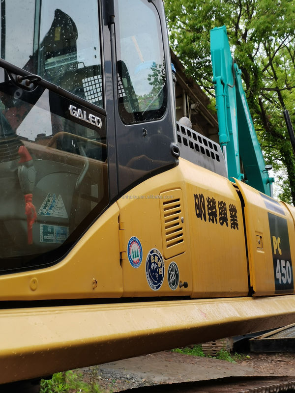 کاماتسو استفاده شده KOMATSU PC450 حفاری دست دوم استفاده شده ماشین حفاری ژاپن منشأ کاماتسو حفاری