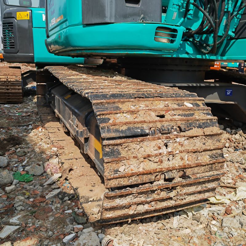 0.7m3 ظرفیت سطل 13 تن رنگ آبی حفاری دست دوم Kobelco Sk 135