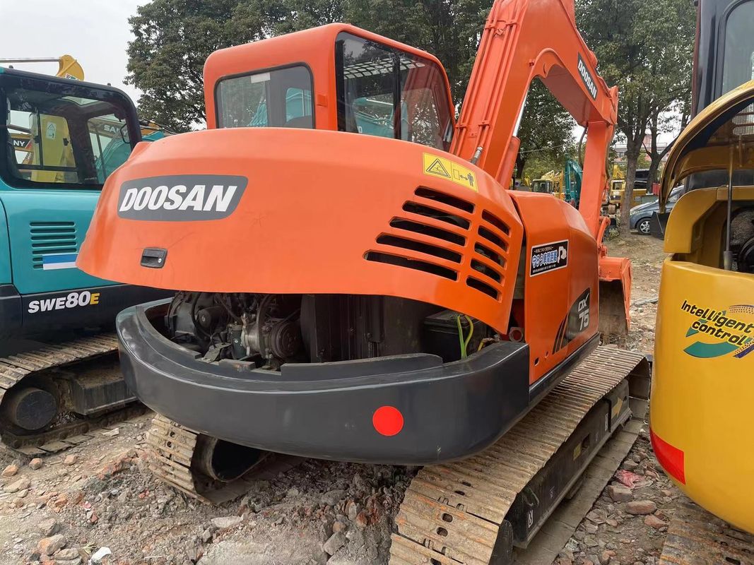 کاوشگر استفاده شده کارولر/ بهترین کیفیت استفاده شده doosan75 منشأ کره استفاده شده mini digger Doosan75