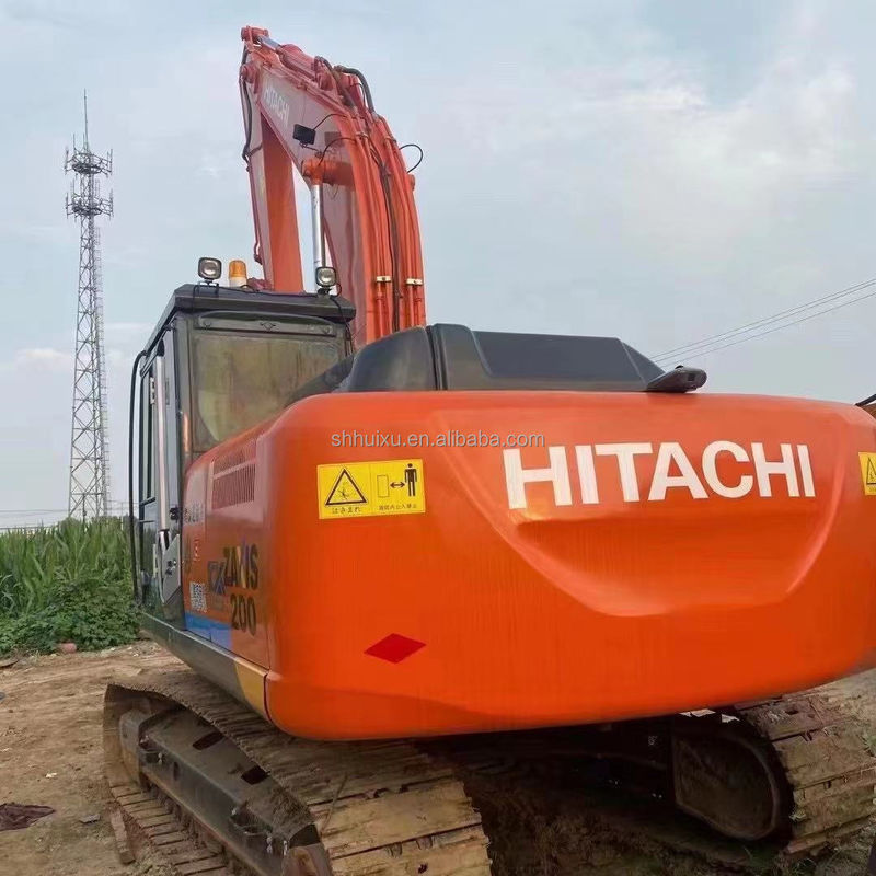 هیتاچی در انبار هیتاچی ZX200-3 دست دوم حفاری هیدرولیک خزنده حالت خوب / ماشین حفاری استفاده شده هیتاچی ZX200-3 قیمت ارزان