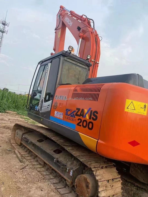 هیتاچی در انبار هیتاچی ZX200-3 دست دوم حفاری هیدرولیک خزنده حالت خوب / ماشین حفاری استفاده شده هیتاچی ZX200-3 قیمت ارزان