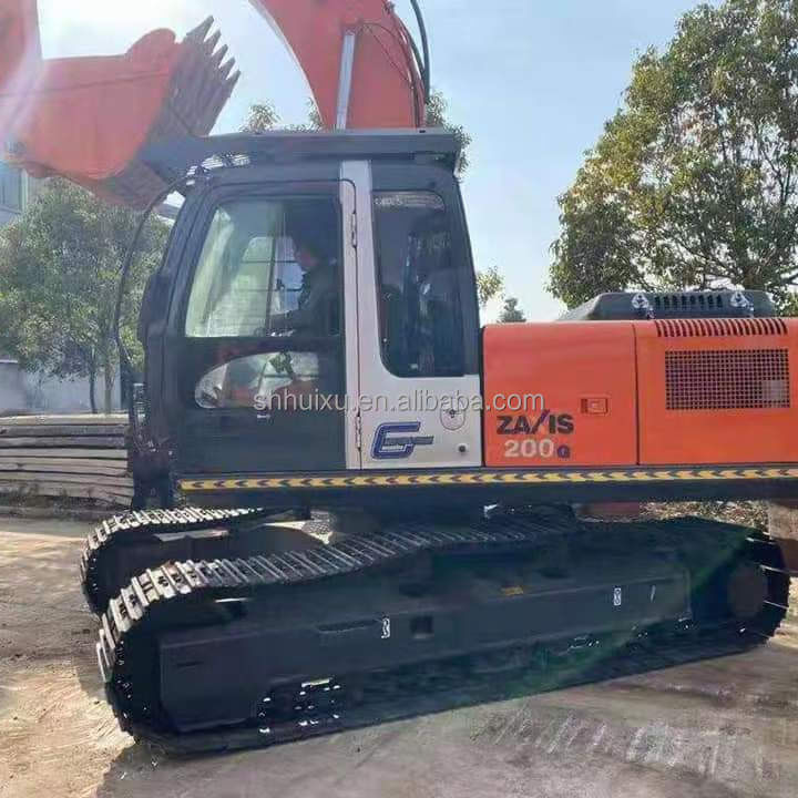 هیتاچی در انبار حالت خوب هیتاچی ZX200-5 دست دوم حفاری هیدرولیک کاوشگر / ماشین حفاری استفاده شده هیتاچی ZX200-5 قیمت ارزان