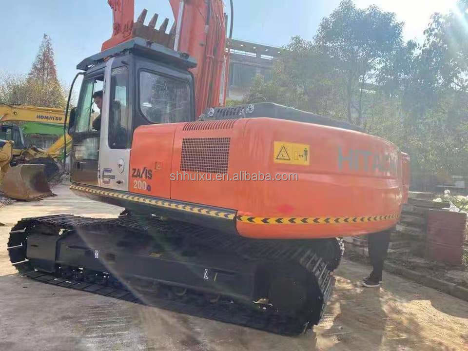 هیتاچی در انبار حالت خوب هیتاچی ZX200-5 دست دوم حفاری هیدرولیک کاوشگر / ماشین حفاری استفاده شده هیتاچی ZX200-5 قیمت ارزان