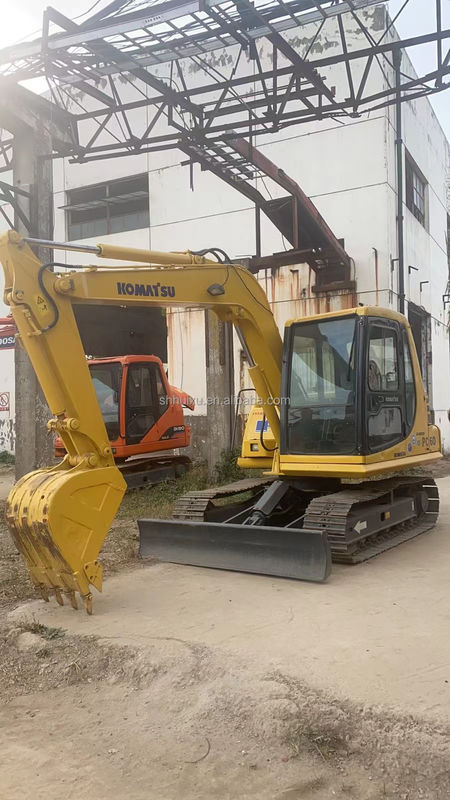 کاماتسو ماشین حفاری استفاده شده کاماتسو PC200 20 تن دست دوم اصلی ژاپن مازاد در حالت خوب کاماتسو Excavator