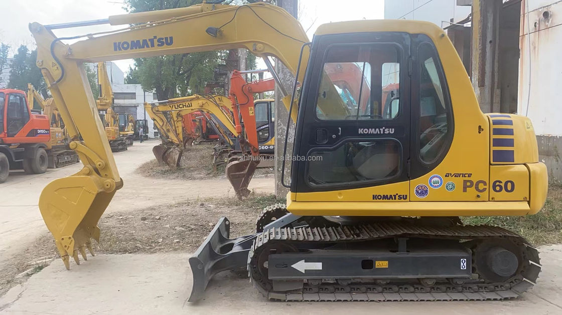 کاماتسو ماشین حفاری استفاده شده کاماتسو PC200 20 تن دست دوم اصلی ژاپن مازاد در حالت خوب کاماتسو Excavator