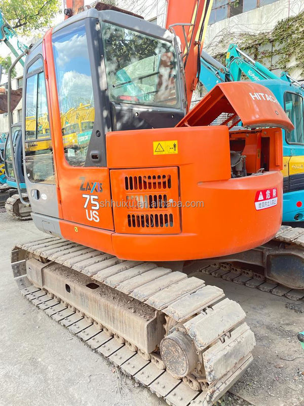 هیتاچی در سهام ژاپن منشأ هیتاچی ZX75 دست دوم حفاری هیدرولیک خزنده / مینی حفاری استفاده شده هیتاچی ZX75 کیفیت خوب قیمت ارزان
