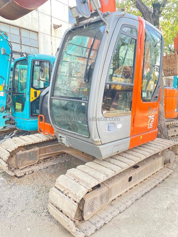 هیتاچی در سهام ژاپن منشأ هیتاچی ZX75 دست دوم حفاری هیدرولیک خزنده / مینی حفاری استفاده شده هیتاچی ZX75 کیفیت خوب قیمت ارزان