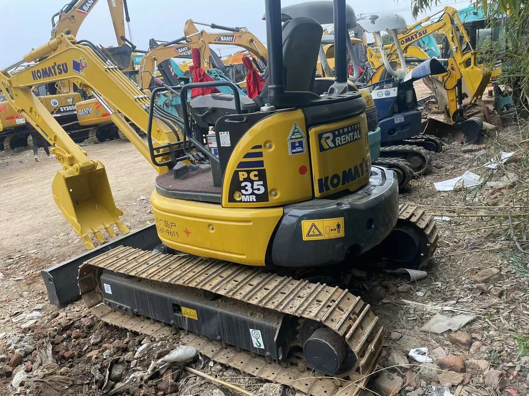 استفاده شده حالت عالی کاماتسو pc35 در انبار الان ، استفاده شده کاماتسو excavator, کاماتسو pc35 pc55 pc56 pc70 چین Excavator ارزان