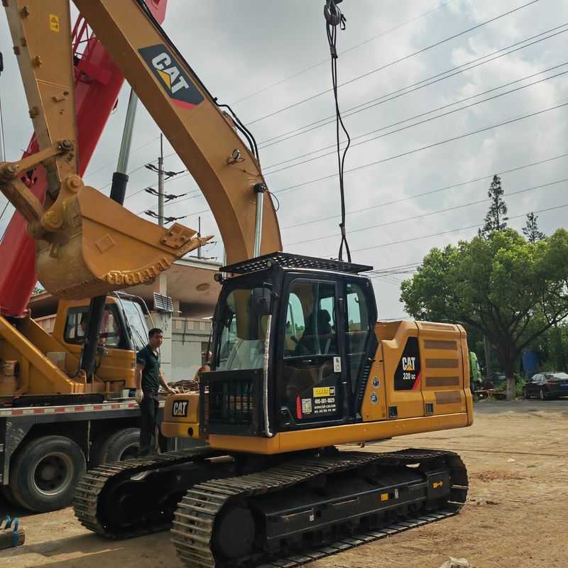 ماشین حفاری هیدرولیک استفاده شده CAT320D 330 320GC ماشین حفاری خزنده دست دوم
