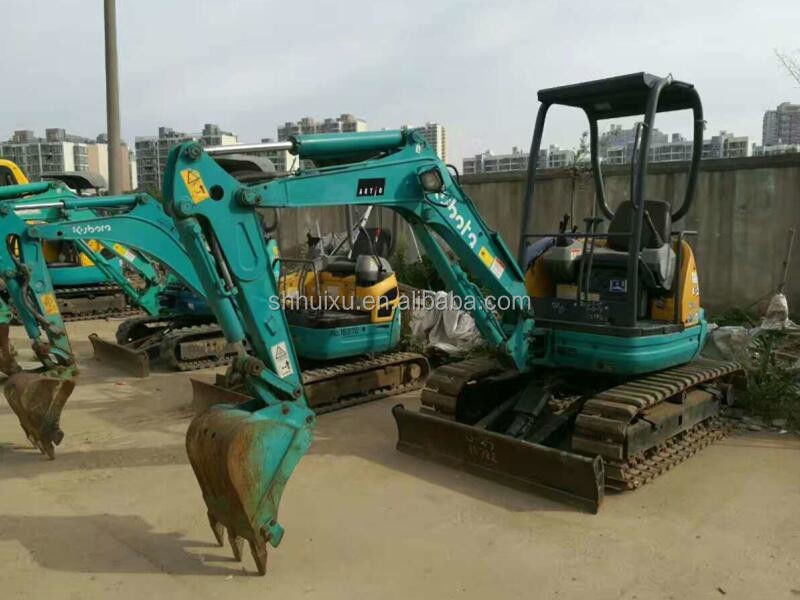 کاوشگر هیدرولیک دست دوم Kubota25 کیفیت بالا / استفاده شده کاوشگر کوچک Kubota25 ژاپن منشأ ارزان قیمت