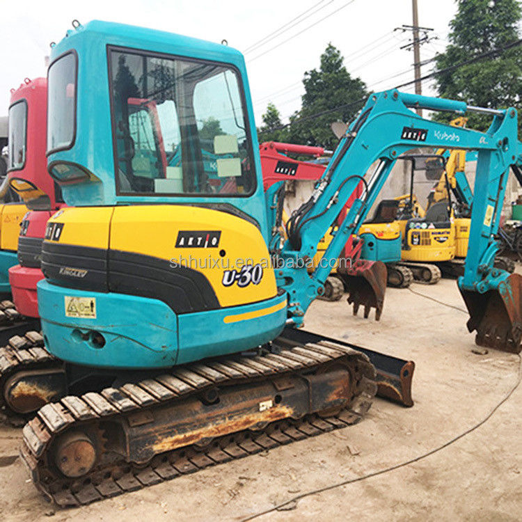 کاوشگر هیدرولیک دست دوم Kubota30 کیفیت بالا / استفاده شده کاوشگر کوچک Kubota30 ژاپن منشأ ارزان قیمت