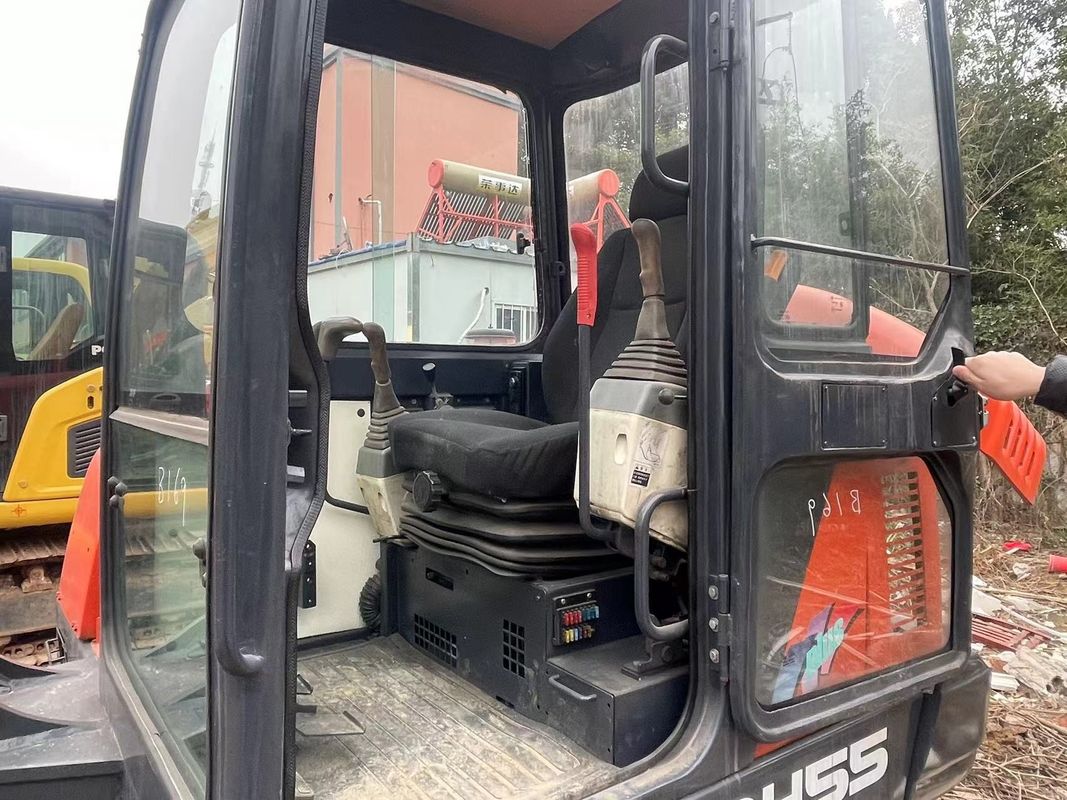 رنگ نارنجی مینی استفاده شده Cat Doosan Dx55 حفاری دست دوم 5.5 تن