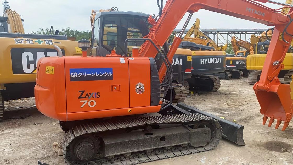 حفاری استفاده شده Hitachi ZX70 مینی حفاری ZX70 ZX75 حفاری دست دوم در ژاپن