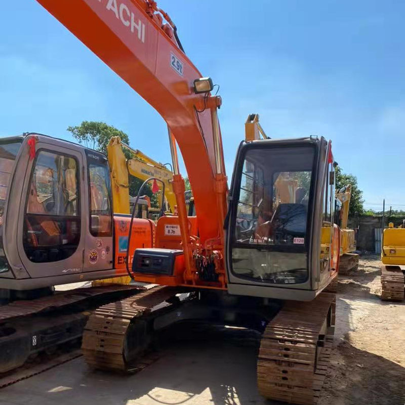 بهترین فروشنده HITACHI ex120 حفاری هیدرولیک کاوشگر دست دوم کیفیت خوب / ماشین حفاری استفاده شده HITACHI ex120 فروش داغ