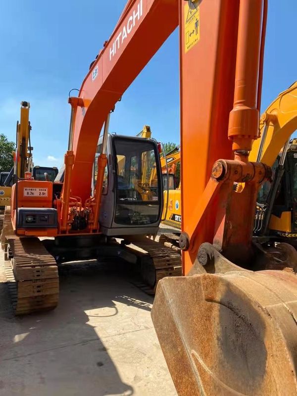 بهترین فروشنده HITACHI ex120 حفاری هیدرولیک کاوشگر دست دوم کیفیت خوب / ماشین حفاری استفاده شده HITACHI ex120 فروش داغ