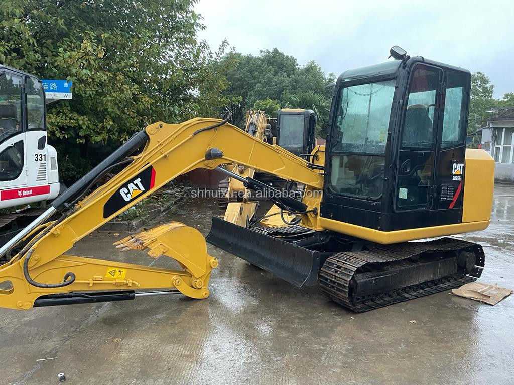 گربه استفاده شده حفاری خزنده 305.5 e2 دست دوم مینی حفاری Cat305.5E حفاری با قیمت ارزان CAT 303 گربه 306 حفاری
