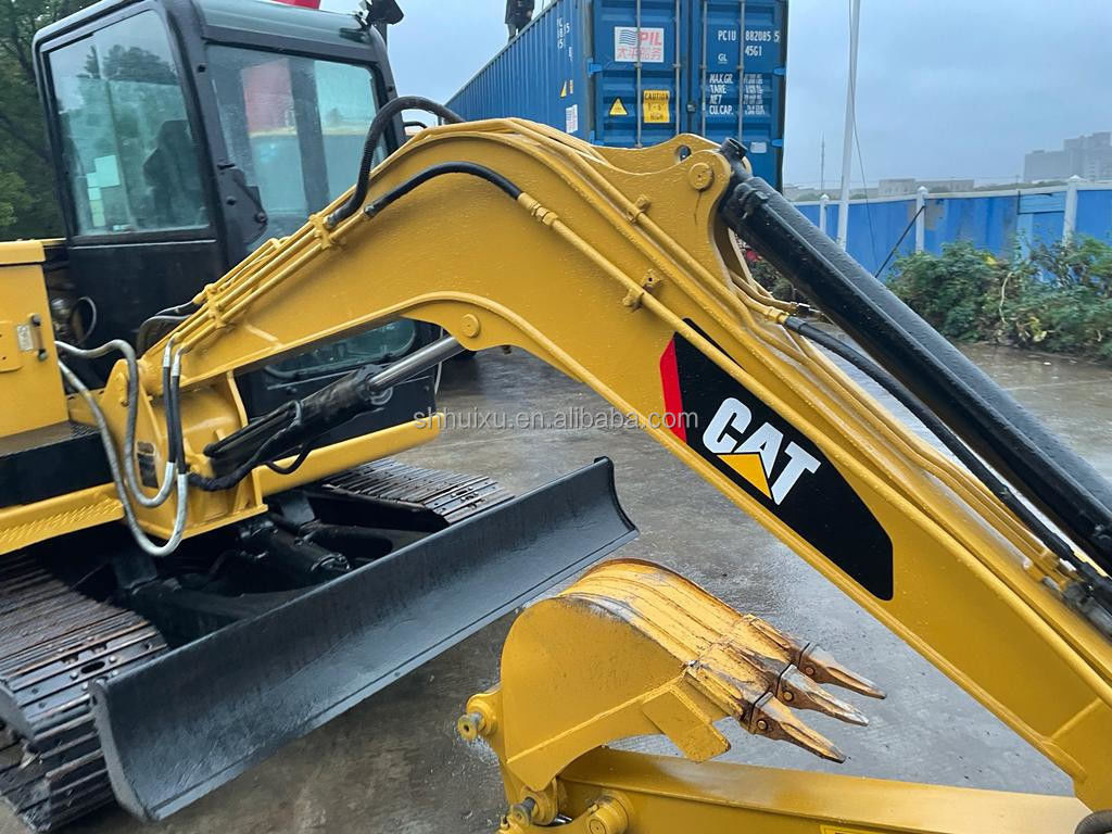 گربه استفاده شده حفاری خزنده 305.5 e2 دست دوم مینی حفاری Cat305.5E حفاری با قیمت ارزان CAT 303 گربه 306 حفاری