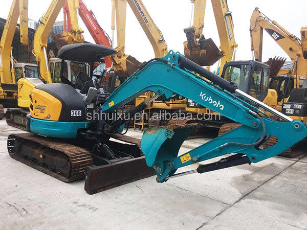 استفاده شده مینی حفاری Kubota55 ژاپن منشأ ارزان قیمت/دست دوم خزنده هیدرولیک Excavator Kubota55 کیفیت بالا