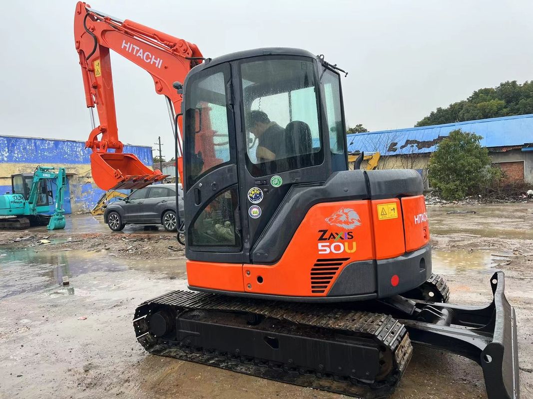 حفاری استفاده شده Hitachi50U/حفاری کوچک استفاده شده Hitachi 55U برای فروش حفاری دست دوم Hitachi mini digger 55U
