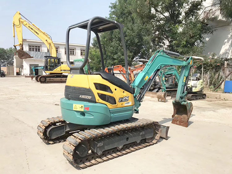 حفاری خزنده استفاده شده KUBOTA25 KXU25/ موتور ژاپنی دست دوم KUBOTA KX25 KX U25 25U