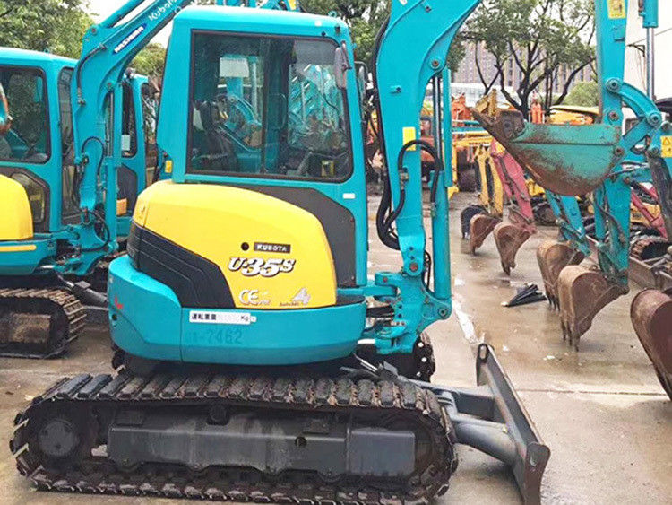 حفاری خزنده استفاده شده KUBOTA35 KXU35/ موتور ژاپنی دست دوم KUBOTA KX35 KX U35 35