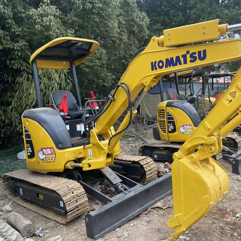 مینی ژاپن Komatsu35 حفاری مورد استفاده برای استفاده در خانه حفاری 3.5 تن حفاری ژاپن مورد استفاده
