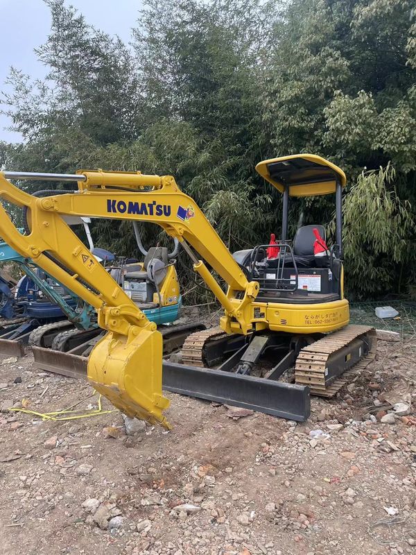 مینی ژاپن Komatsu35 حفاری مورد استفاده برای استفاده در خانه حفاری 3.5 تن حفاری ژاپن مورد استفاده