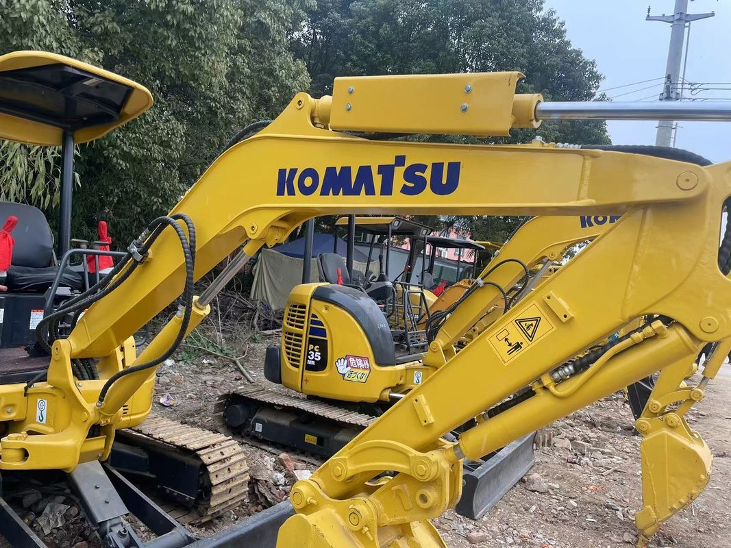 مینی ژاپن Komatsu35 حفاری مورد استفاده برای استفاده در خانه حفاری 3.5 تن حفاری ژاپن مورد استفاده