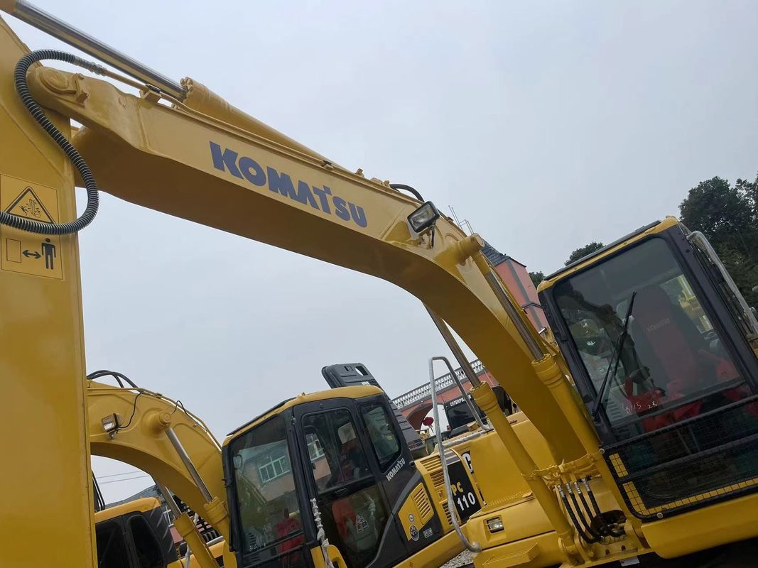 ماشین ساختمانی ژاپنی استفاده شده Komatsu PC130حفرگر/تجهیزات سنگین استفاده شده/Komatsu Excavator PC 130 Thumb