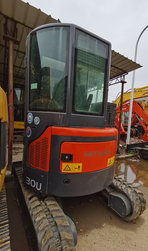 حفاری هیتچی zx30U استفاده شده 3 تن مینی zx30U حفاری با لوازم متصل هیدرولیک zx30U