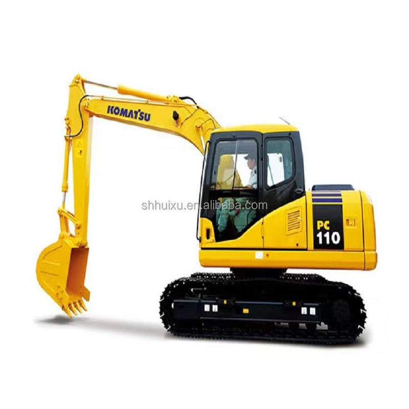 حفاری زمین دست استفاده شده Komatsu PC110 ماشین آلات استفاده شده دست استفاده شده حفاری سوراخ پست حفاری دست دوم برای فروش