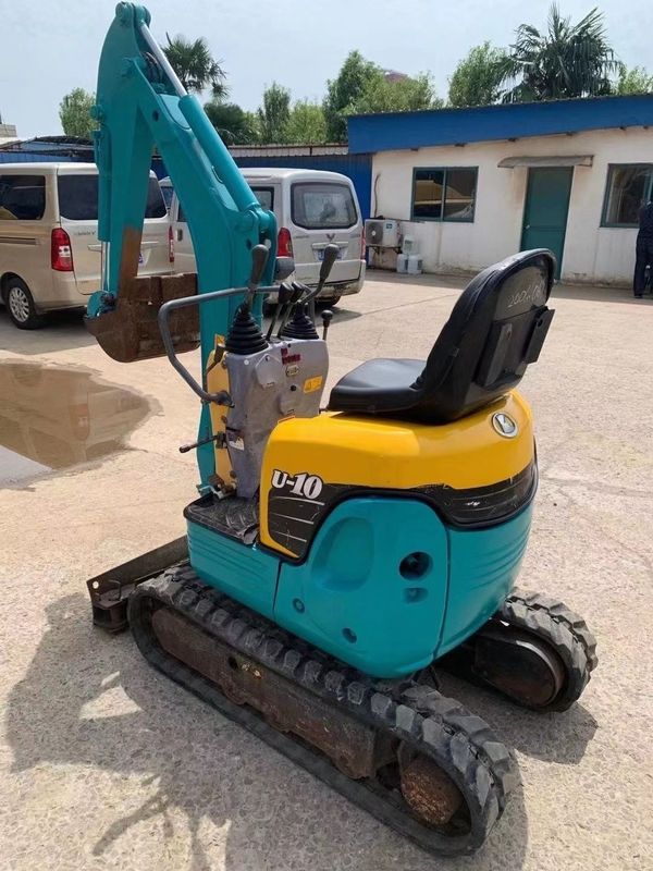 مینی Excavator استفاده شده با ساعات کار طولانی و قیمت های پایین برای فروش داغ 1 تن KUBOTA U10 Crawler Excavator