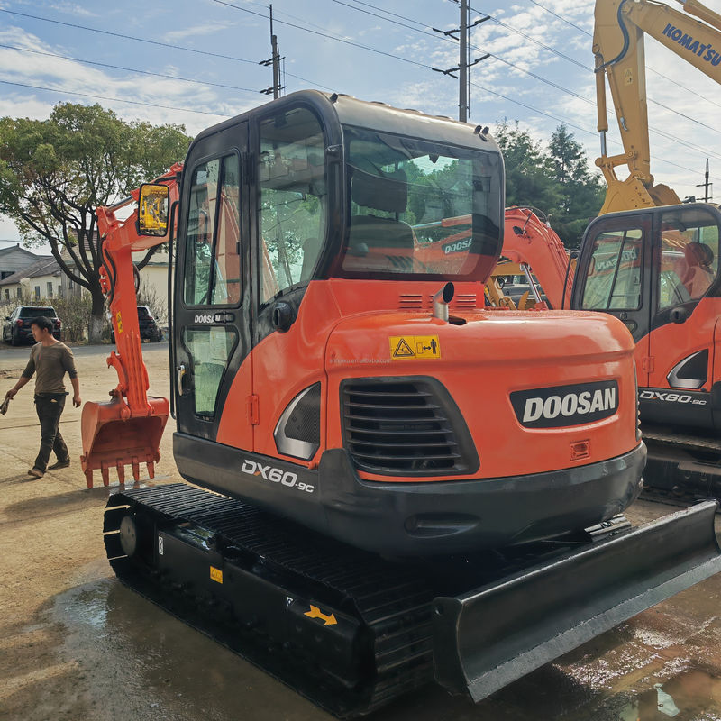 5.7 تن Doosan DX 60 Dh60 حفاری دست دوم استفاده شده Excavator Crawler