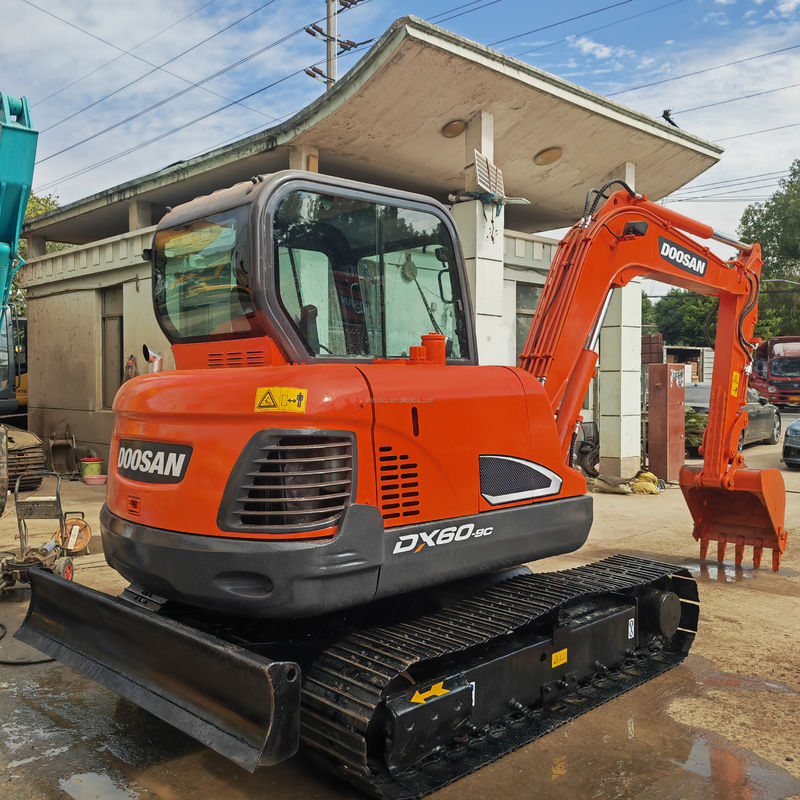 5.7 تن Doosan DX 60 Dh60 حفاری دست دوم استفاده شده Excavator Crawler