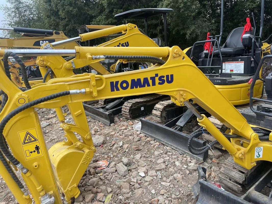 مینی حفاری استفاده شده Komatsu PC18 حفاری کوچک ماشین آلات استفاده شده مینی حفاری استفاده شده حفاری دست دوم برای فروش