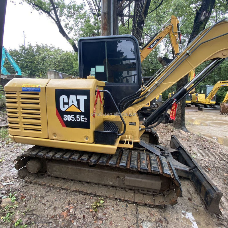 استفاده شده گربه 305.5 خزنده حفاری mini Caterpillar 305.5E2 برای فروش چین Cat305.5 CAT 303 Caterpillar در سهام گربه 306 حفاری
