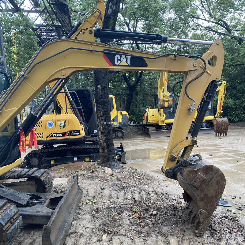استفاده شده گربه 305.5 خزنده حفاری mini Caterpillar 305.5E2 برای فروش چین Cat305.5 CAT 303 Caterpillar در سهام گربه 306 حفاری