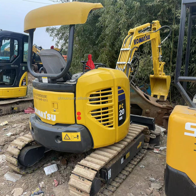 مینی حفاری Komatsu PC20 بدون کابین حفاری کوچک مینی حفاری فروش