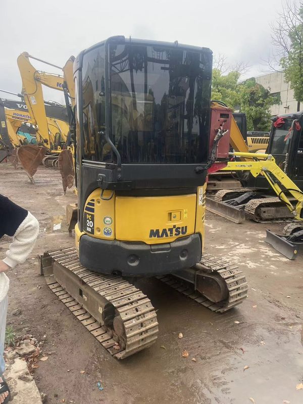 قیمت پایین در سهام کاوشگر خزنده Komatsu PC20 با کابین حفاری دست دوم ژاپن استفاده شده Komatsu کاوشگر خزنده هیدرولیک استفاده شده