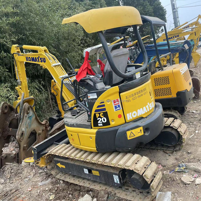 قیمت پایین در سهام مینی حفاری Komatsu PC20 بدون کابین حفاری ژاپن استفاده شده Komatsu هیدرولیک مینی حفاری خزنده