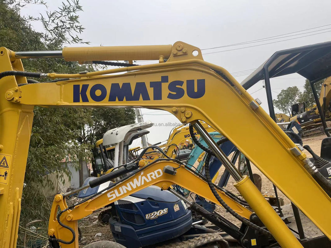 قیمت پایین در سهام مینی حفاری Komatsu PC20 بدون کابین حفاری ژاپن استفاده شده Komatsu هیدرولیک مینی حفاری خزنده