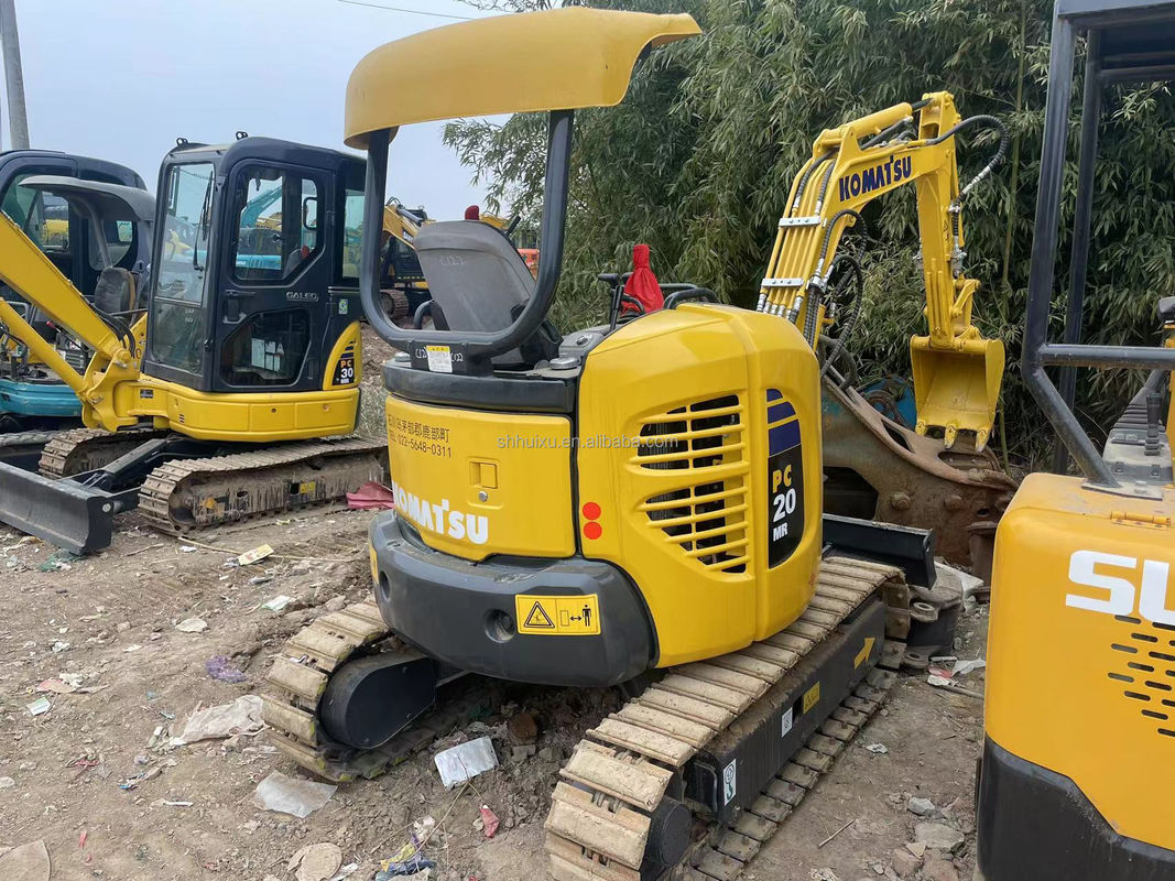 قیمت پایین در سهام مینی حفاری Komatsu PC20 بدون کابین حفاری ژاپن استفاده شده Komatsu هیدرولیک مینی حفاری خزنده