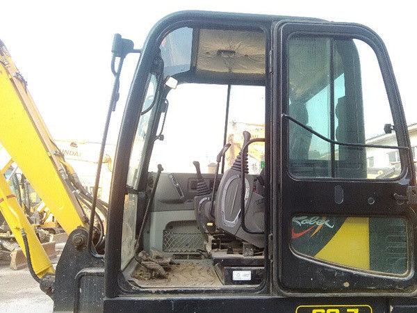 6 تن Hyundai استفاده شده چرخ حفاری R60-7 Hyundai استفاده شده حفاری Crawler 60