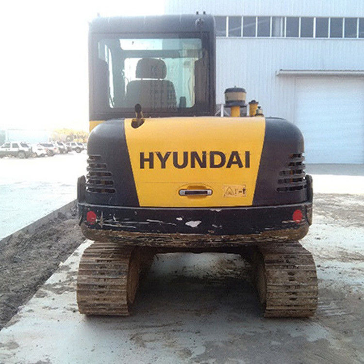 6 تن Hyundai استفاده شده چرخ حفاری R60-7 Hyundai استفاده شده حفاری Crawler 60