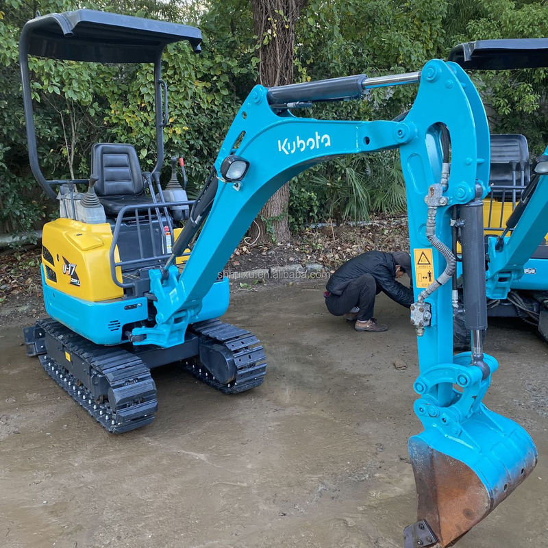 استفاده شده 2T Kubota U17 شارژ دیزل هیدرولیک خزنده حفاری دارای کیفیت بالا با یک قیمت تخفیف در ساخت و ساز Kubota U35