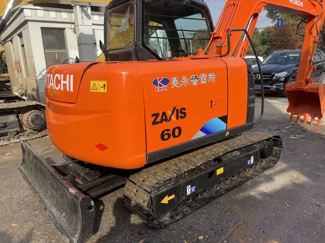 90 درصد جدید حفاری استفاده شده Hitachi ZX60 مینی حفاری 6 تن حفاری دست دوم در ژاپن