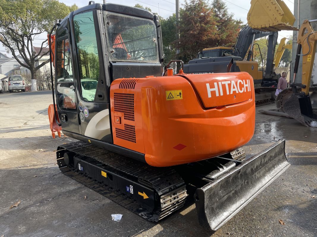 90 درصد جدید حفاری استفاده شده Hitachi ZX60 مینی حفاری 6 تن حفاری دست دوم در ژاپن