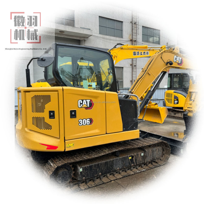 تازه واردان 99٪ Excavator Crawler استفاده شده Caterpillar cat306 دست دوم ژاپن موتور cat 306 گواهینامه EPA