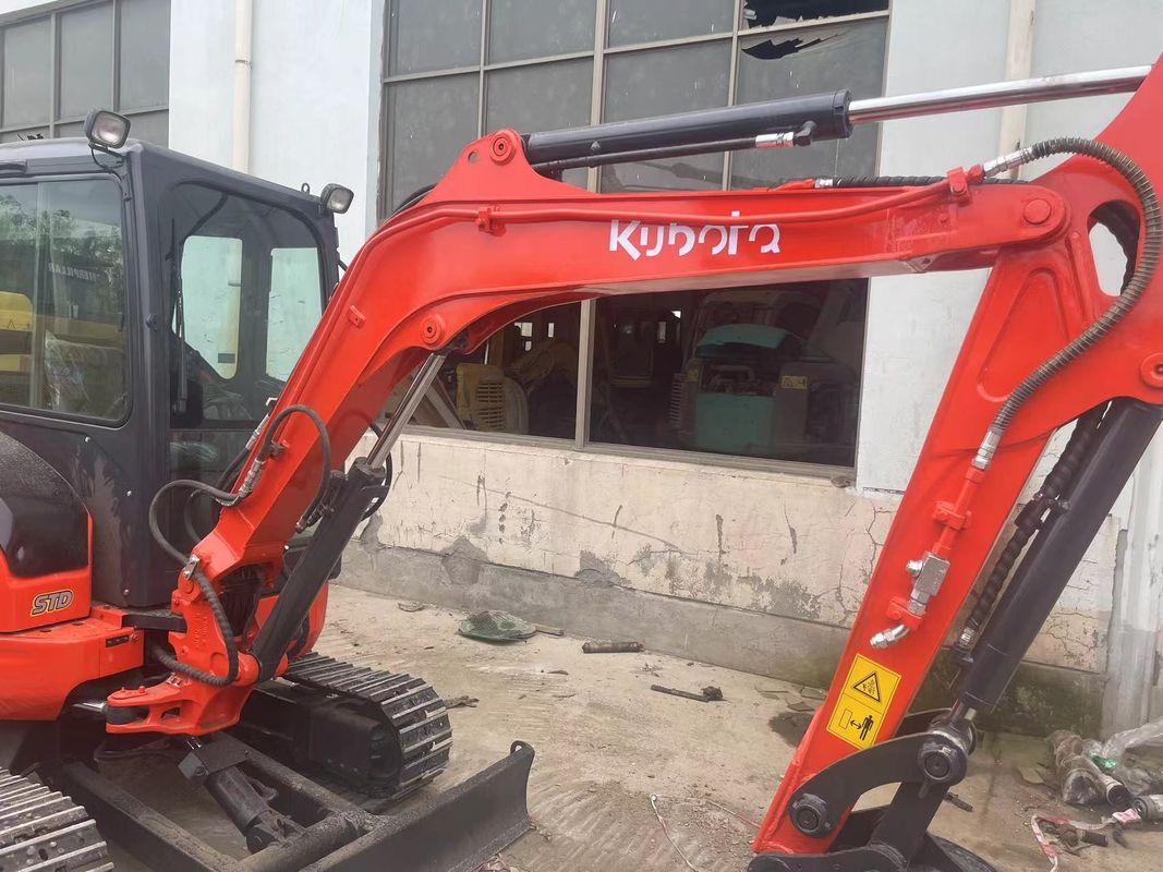 ساعات کاری کم حفاری دستی Kubota U35 استفاده شده استفاده شده حفاری هیدرولیکی با موتور با کیفیت بالا و پمپ حفاری قیمت استفاده شده