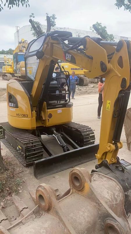 حفاری پیاده استفاده شده CAT302.5 بدون رانندگی کابین حفاری دست دوم حفاری های کوچک برای فروش فروش حفاری های کوچک استفاده شده